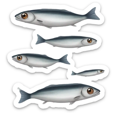 Anchovies sticker