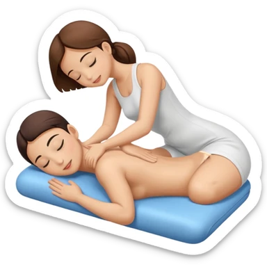Back massage body sticker