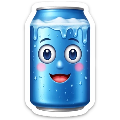 Blue Soda sticker