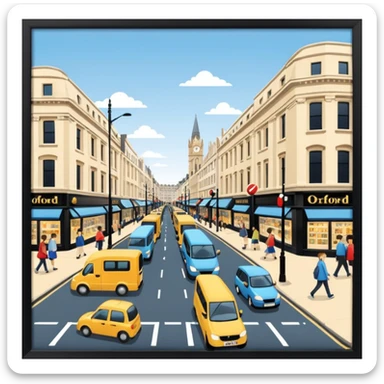 oxford street panneau sticker
