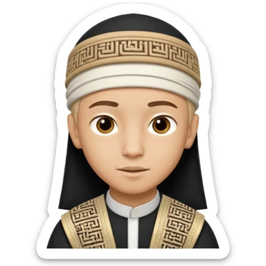 muslim boy sticker