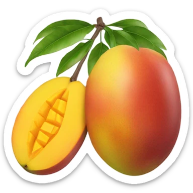 Realistic Mango sticker