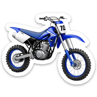 Yamaha Dirt bike sticker