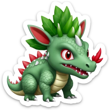 Ugly Fey Toony Rhydon-Shaymin-dragon sticker
