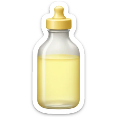 Baby oil sticker
