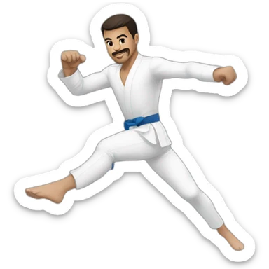 High kick Charles olivera sticker