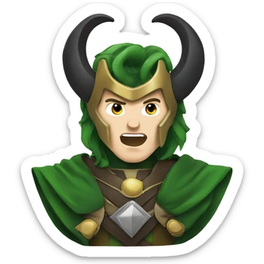 Loki of Asgard sticker