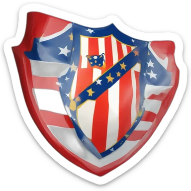 Bandeira atletico de madrid sticker