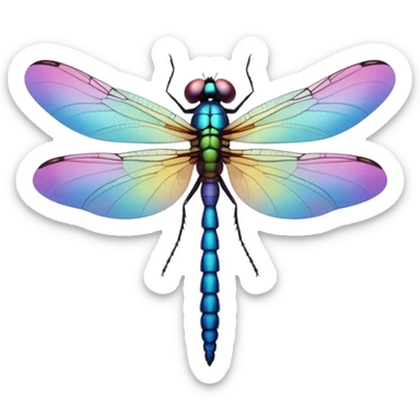 Peaceful Dragonfly sticker