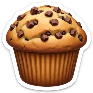 chocolate chip muffin sticker
