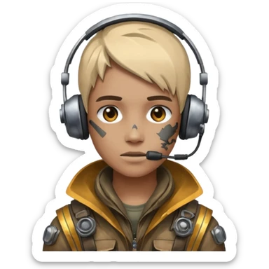 débrouille post apocalyptique ferraille twitch sticker