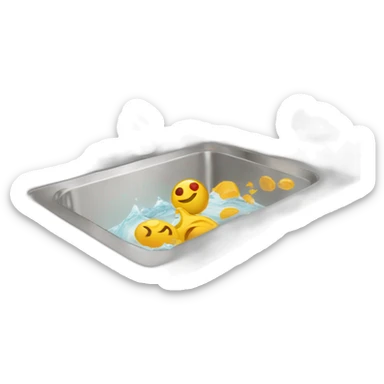 throw the kitchen sink at it sticker