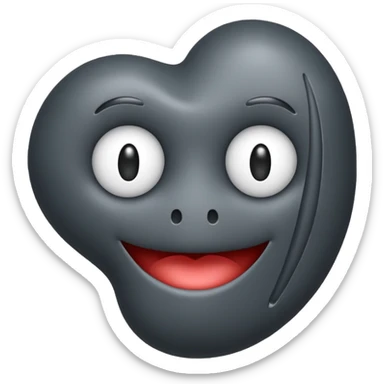 An emoji symbolizing a prostate sticker