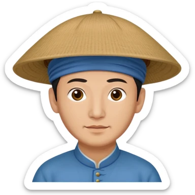 Chinese Muslim man, Uyghurs: Predominantly based in the northwestern Xinjiang autonomous region. sticker