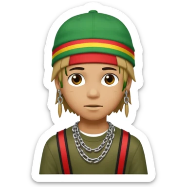 emo boy swag 2012 chief keef rastas sticker