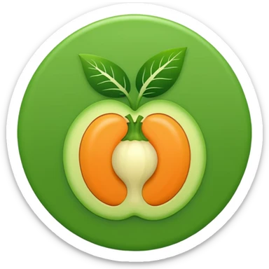 vegetarian diet symbol sticker