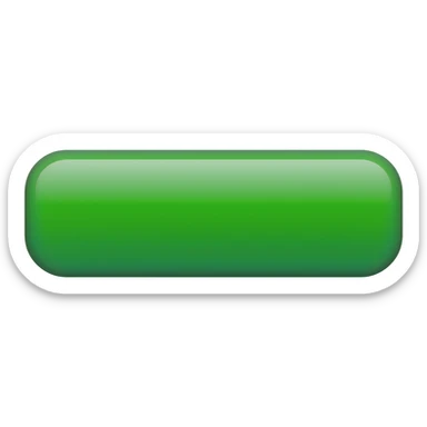 green  rectangule widht big button sticker