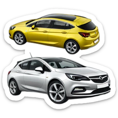 Opel astra sticker
