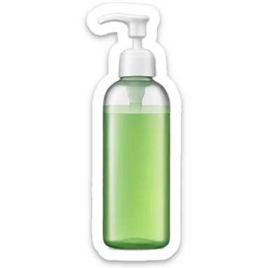Cleansing oil bottle sticker