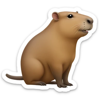 Capybara sticker