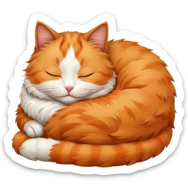 CAT SLEEPING sticker
