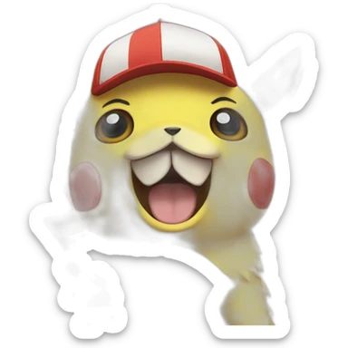 pikachu chilean sticker