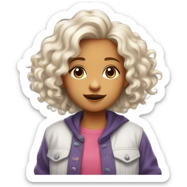 Evie and Berlin ￼ sticker