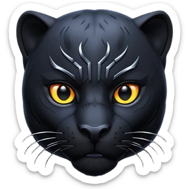 pantera negra sticker
