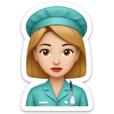 Lupa cosmetologa sticker