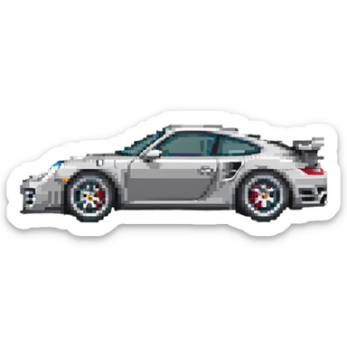 Porsche 911 Turbo S sticker