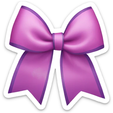 Cheer bow sticker