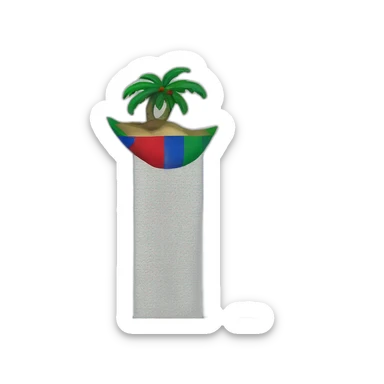 Martinique flag sticker