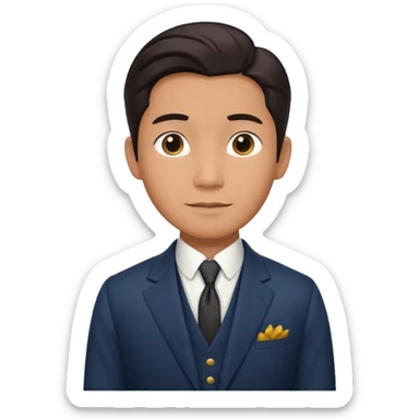 Hong Kong colonial times gentleman elite sticker