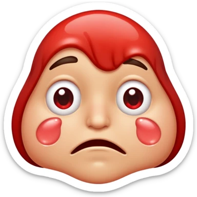 naso che cola, fai solo il naso sticker