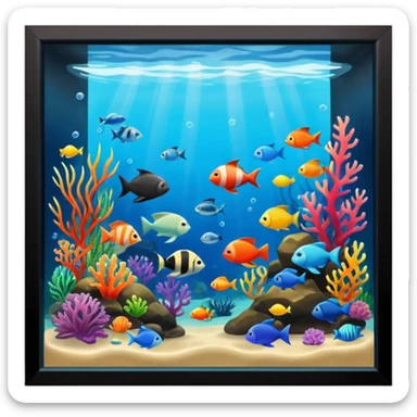 an aquarium museum sea life sticker