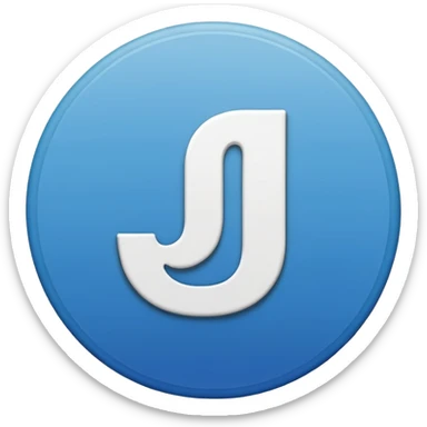 Haceme una j en un círculo  sticker