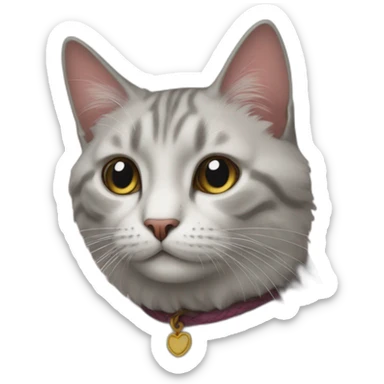 Cat on a lac sticker