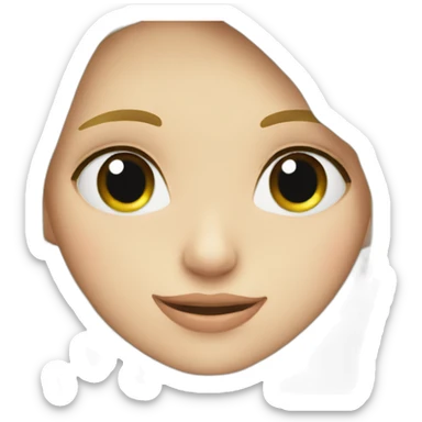 A blond boy who kisses a pretty blonde girl  sticker