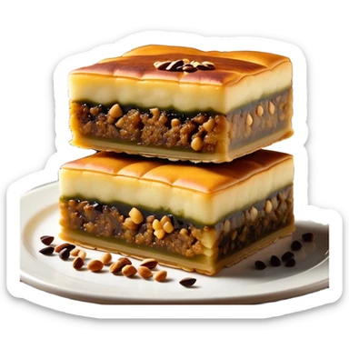 martabak manis-cinematic-realistic-martabak manis-dish-emoji,-depicted-as-a-single,-square-slice-of-sweet,-thick-martabak manis-with-a-rich,-indulgent-filling,-rendered-with-detailed-textures-and-vibrant,-appetizing-lighting sticker