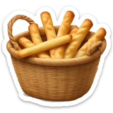 Basket of buttermilk breadsticks  sticker