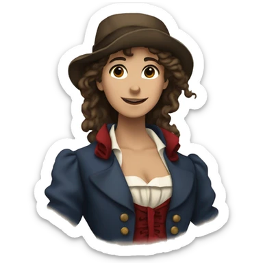 Eponine in Les Miserables the musical sticker