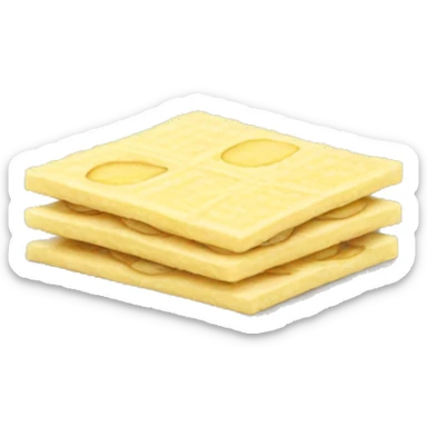 Create wafer with banana sticker