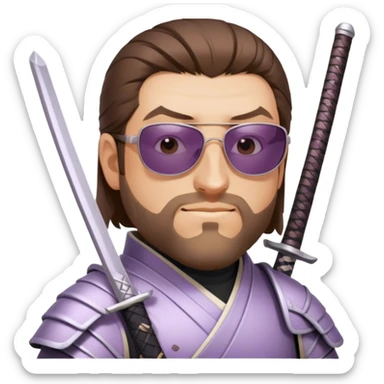 Gentle Samurai sticker