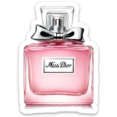 Miss dior perfume sticker