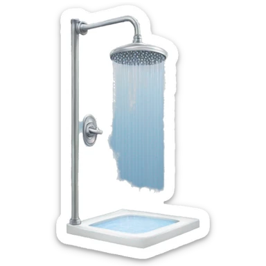Shower sticker