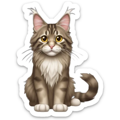 Maine coon sticker