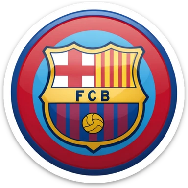 Fc Barcelona logo imoji sticker