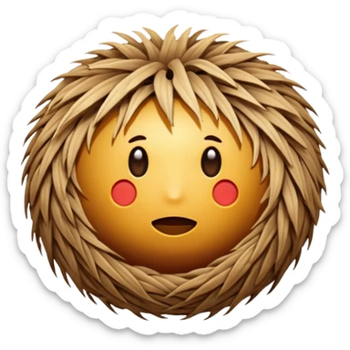 tumbleweed no face sticker