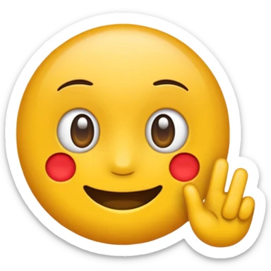 Create an emoji with the animated form colors moving on the object - the content is - 7687 sticker