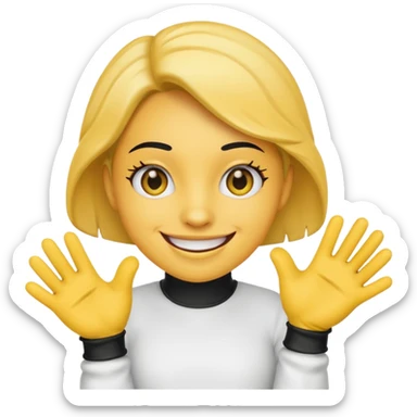 A pomni emoji from the amazing digital circus sticker